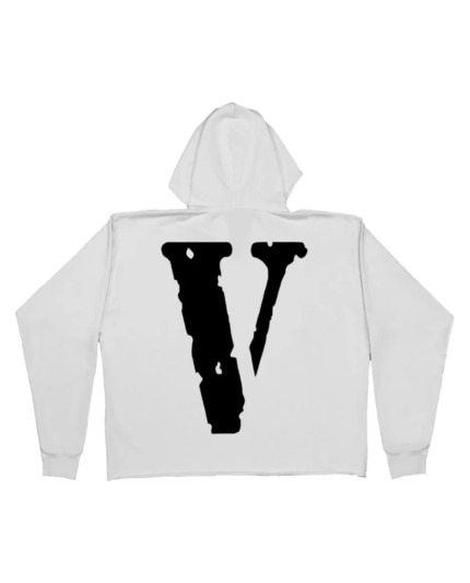 Friends Pin Up Hoodie in crisp white, a nod to iconic 90s fashion and TV show nostalgia