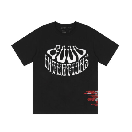 Nav X Vlone Dead Good Intentions Shirt Black - A bold statement piece for your streetwear collection.