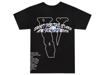 Black Tracklist Tee by Pop Smoke and Vlone