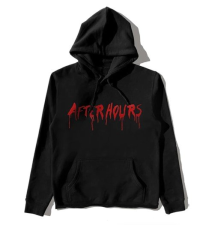 Vlone x After Hours Blood Drip Hoodie - Make a bold statement with this unique collaboration piece.