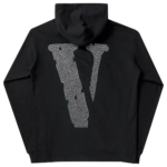 Vlone Friends Crystal Diamond Hoodie - Elevate your streetwear with this unique and eye-catching fashion statement.