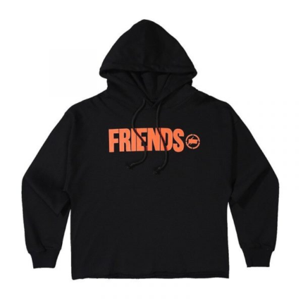 Vlone Fragment Friend Staple Hoodie in Black - Elevate your streetwear with this iconic and essential hoodie.
