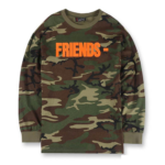 Vlone Friends Camouflage Sweatshirt: Stand out in style with this bold and trendy streetwear apparel. Shop now!