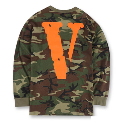 Vlone Friends Camouflage Sweatshirt: Stand out in style with this bold and trendy streetwear apparel. Shop now!