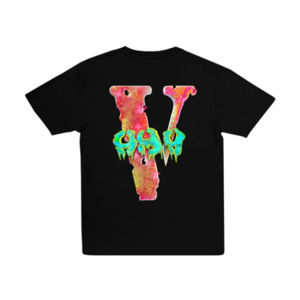 Vlone Juice Wrld 999 Acid T-Shirt in Black: Make a bold statement with this trendy and stylish streetwear apparel.