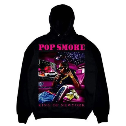 Hoodie featuring Vlone and Pop Smoke collaboration