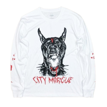 Vlone x City Morgue Bark Long Sleeve: A unique collaboration, perfect for the fashion-forward urban enthusiast. Shop now!