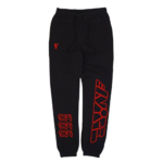 Vlone X Juice Wrld 999 Joggers – Black front view