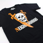 Vlone x Neighborhood Skull Logo Tee - A bold statement of collaboration, perfect for your streetwear collection.