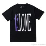 Purple and Black Vlone x Palm Angels T-shirt: A bold blend of colors for the fashion-forward streetwear enthusiast.