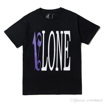 Purple and Black Vlone x Palm Angels T-shirt: A bold blend of colors for the fashion-forward streetwear enthusiast.