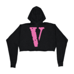 FRIENDS – PINK HOODIE – BLACK (WOMENS)