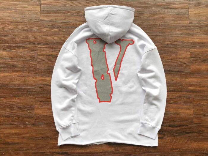 Juice Wrld Vlone White Hoodie