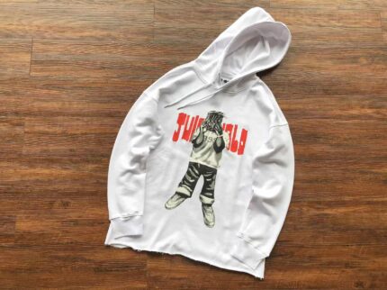 Juice Wrld Vlone White Hoodie