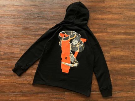 One Eye Snake Vlone Black Hoodie