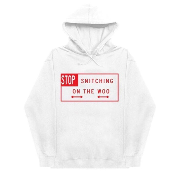 Vlone x Pop Smoke Stop Snitching Hoodie